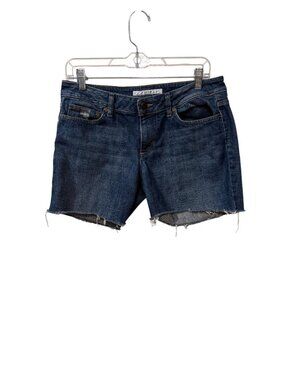 Joes Womens Dark Wash Denim Cutoff Shorts W30 Raw Hem Honey Fit